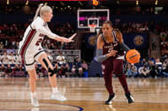 Barker played for 30 games with Texas A&M last season and averaged 12.2 ppg, 7.6 rpg, 1.4 apg and 1.3 spg.